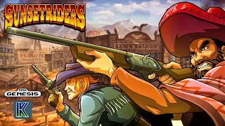 Sunset Riders Mega DriveGenesis Gameplay  Coop Playthrough [upl. by Ruperta162]