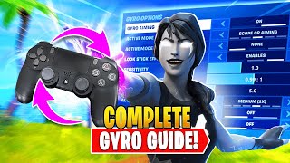 The BEST Fortnite Gyro Control Guide Settings Flick Stick Tips amp More [upl. by Chrystel418]