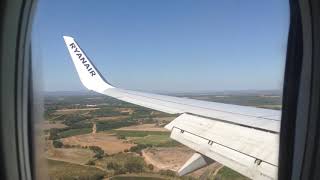 Ryanair Landing in Beziers Cap dAgde [upl. by Camille]