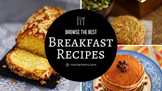 Recipe Collection The Best Breakfast Recipes By MariasMenu [upl. by Araed200]