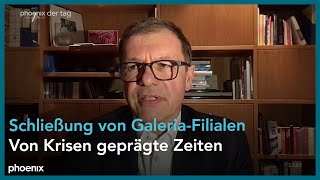 Rainer Eckert zur Schließung von 52 Filialen von Galeria Karstadt Kaufhof am 130323 [upl. by Nuncia194]