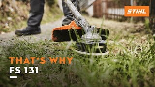 STIHL FS 131  New unstoppable gen of the 4MIX engine brushcutter  Thats why [upl. by Yntruoc]