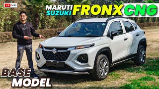 2024 Suzuki FRONX CNG Base Model Review 🔥✅ l Suzuki FRONX CNG Sigma Variant Review ✅ l MRCars [upl. by Vikky]