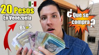 Cuantos son 20 pesos Mexicanos en Bolívares ¿que se compra con 1 dólar VENEZUELA [upl. by Laughton]