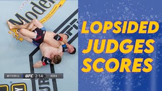 The Most ONESIDED Unanimous Decision Scorings in UFC History Dominant Decisions [upl. by Eussoj]