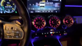 Mercedes Benz GLB class 2022 year NIGHT DRIVE IN PLOVDIV BULGARIA [upl. by Ki]