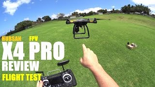 HUBSAN X4 PRO H109s FPV GPS QuadCopter Drone Review  Part 2  Flight Test Pros amp Cons [upl. by Howlyn]