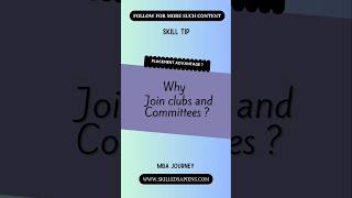 Importance of joining Clubs and committees for Placements [upl. by Oicelem334]