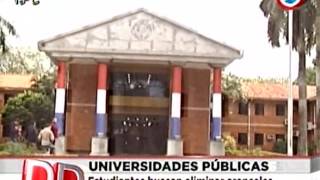 Estudiantes buscan eliminar aranceles en universidades publicas 120516 [upl. by Ettennahs]