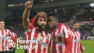 Bryan Mbeumo snatches late Brentford winner against Watford  Premier League  NBC Sports [upl. by Nadaba]