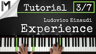 Experience  Ludovico Einaudi  Full Piano Tutorial Part 37 [upl. by Ivett562]