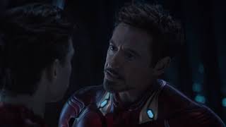 Avengers Infinity War Iron Man And Spider Man Saves Doctor Strange [upl. by Odine]