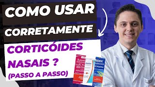 🔥 NOEX BUSONID AVAMYSComo utilizar corretamente o Corticoide nasal  OTORRINO EXPLICA [upl. by Imehon]