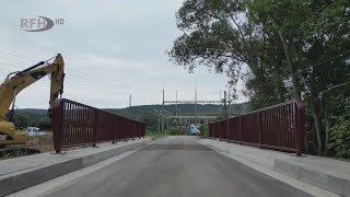 In nur 4 Monaten gebaut  Neue Brücke an der Felsenmühle  RFH aktuell [upl. by Ydur]