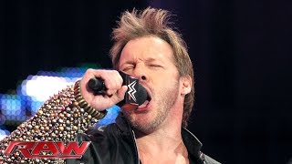 Chris Jericho interrupts The New Day Raw January 4 2016 [upl. by Ennasor]