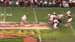 1992 Orange Bowl Miami Hurricanes vs Nebraska Cornhuskers Highlights [upl. by Drawoh523]