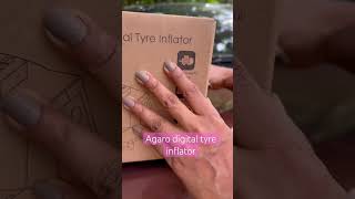 Agaro Digital tyre inflator Unboxing swapnavaitla agaro youtubeshorts [upl. by Ellehsram204]