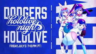 【MLBコラボ】ホロライブxドジャースの夢のコラボ【hololiveDodgers】 [upl. by Rohclem10]