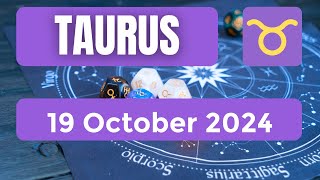 Taurus horoscope  Taurus Horoscope for Today 19 October 2024 [upl. by Anelas]