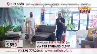 Sconto fino al 70 Divani Divani Letto Poltrone Promozione Svuota Tutto Autlet Sofà [upl. by Kenelm]