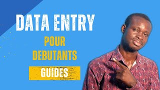 La saisie de donnée  Data entry Se lancer en Freelance sans expérience [upl. by Nwahsal]