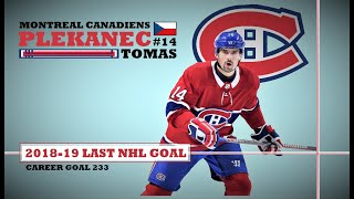 Tomas Plekanec 14 ● Last NHL Goal 201819 Season HD [upl. by Ahdar157]