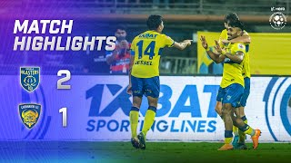 Highlights  Kerala Blasters FC 21 Chennaiyin FC  MW 19 Hero ISL 202223 [upl. by Shotton]