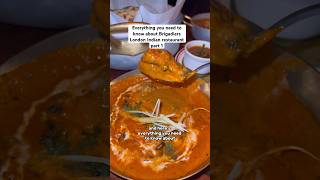 Brigadiers London Indian restaurant review foodie londonfood food travel indianfood [upl. by Nnoved26]