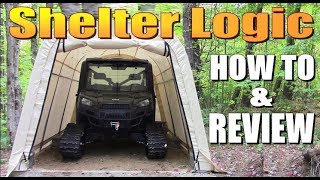 SHELTER LOGIC HOW TO and REVIEW Assembling A Temporary Shelter At Our Off Grid Homestead [upl. by Hilar]