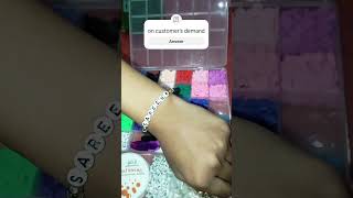 DIY bracelet making diy braceletmaking jewelrymaking [upl. by Lleznol]