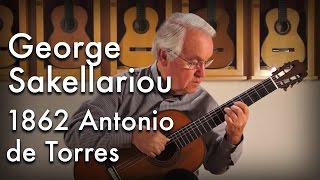 Tarregas quotGran Valsquot played by George Sakellariou on an 1862 Antonio de Torres [upl. by Verina]