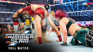 FULL MATCH Asuka vs Bianca Belair vs Charlotte Flair — WWE Women’s Title Match SummerSlam 2023 [upl. by Dugan122]