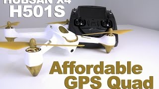 HUBSAN X4 H501S  Affordable GPS Quad with Follow Me Review [upl. by Aneerhs]