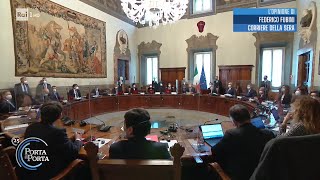 Blocco dei licenziamenti governo diviso  Porta a porta 09062021 [upl. by Ariana606]