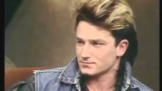 U2s Bono on RTÉs Late Late Show 1983 [upl. by Godding]