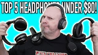 Top 5 ANC Headphones under 80 [upl. by Donaghue]