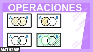 Operaciones con conjuntos  Diagramas de Venn  Ejercicios [upl. by Oahc]