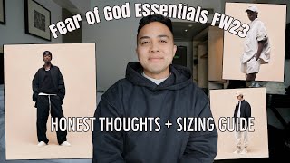 Fear of God Essentials FW23 Sizing Guide  WATCH BEFORE YOU BUY [upl. by Marita513]