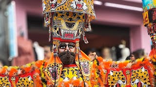 Puro estilo Yautepec en el encuentro Cultural de chinelos desde Tepoztlán Morelos [upl. by Carlile]