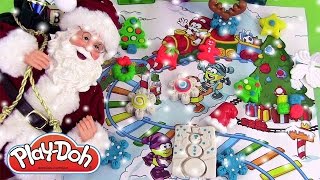 Pâte à modeler Play Doh Calendrier de lAvent Advent Calendar Noël 2015 [upl. by Tsui986]