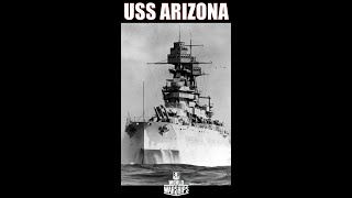 USS Arizona ww2 naval history shorts worldofwarships warships navalhistory ww2 history [upl. by Sirromal]