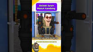 Skibidi toilet salah masuk kandang ‼️minecraft skibiditoilet roblox funny viral [upl. by Eive998]