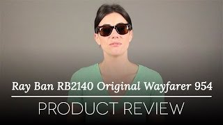 RayBan RB2140 Original Wayfarer Sunglasses Review [upl. by Tica]