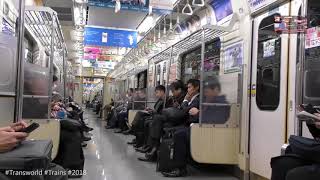 Rinkai Line in Tokyo from KokusaiTenjijō Station to Ōsaki [upl. by Llahsram205]