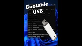 How to make a bootable USB drive for FREE using diskpart in Windows windows [upl. by Notsehc21]