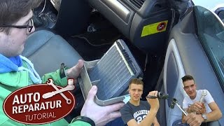 Wärmetauscher wechseln  Heizung Lüftung Klimaanlage Volvo  DIY Tutorial [upl. by Egerton]