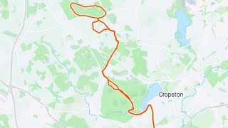 Charnwood Hills fell race route as my long Sunday run [upl. by Eesdnil]