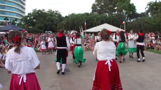 Darwin Italian Festival 2013  Tarantella Group 6pm [upl. by Kippar595]