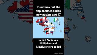 Runeterra but the top comment adds new nation part 17 geography mapping mapper leagueoflegends [upl. by Kristo82]