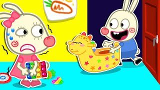 Yes Yes Go Potty Lilly Learn Good Habit For Kids  Tokki Channel Kids Cartoon [upl. by Reyem]